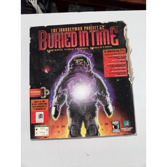 Journeyman Project 2: Buried in Time (PC, 1995) Box Damage Please See Photos - Picture 2 of 11